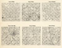 Clark County - Withee, Thorp, Reseberg, Pine Valley, Worden, Weston, Wisconsin State Atlas 1930c